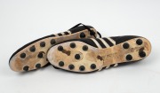 Pair of Barry Round's match-worn Adidas Copa Mundial footy boots, marked 'Made in West Germany', c. 1979. - 2