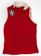 Barry Round's c. 1979 South Melbourne Swans VFL guernsey, VFL logo on front, number 25 on back.