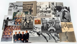 An archive of more than thirty photographs from throughout Barry Round's football career, mostly with the Swans but also much Williamstown F.C. material, plus several team photographs of Williamstown teams from various eras.