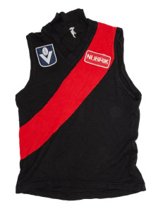 Circa late 1980s VFL Essendon guernsey, owned by Barry Round.
