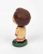 Barry Round's c. 1960s South Melbourne Swans bobblehead figurine, made in Japan by Grizelle, 15cm tall. - 3