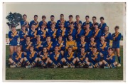 'Barry Round Williamstown F.C. 86-93' original pen and ink cartoon by artist 'B.D.', with dedication on rear "To Big Bazza, Thanks for the memories...", framed and glazed, window mounted, 40 x 49cm overall, together with 'Barry Round Hall of Fame' photo m - 3