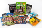 An accumulation of twenty-six AFL-related books and magazines, including eight issues of 'Inside Football', four issues of 'Australian Football Quarterly', 'League Football in Victoria 1978-79', Allen Aylett 'My Game', and others.
