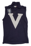 Barry Round's match-worn 1981 VFL Representative Team guernsey, VFL logo on front, number 22 on back.