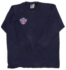 Barry Round's 1996 AFL Centenary long-sleeved jumper, AFL Centenary logo on front, number 25 and 'ROUND' name on back, produced by Sekem.