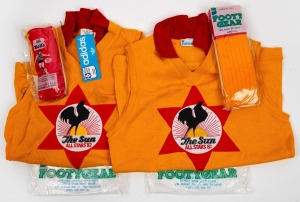 Barry Round's 1981 Sun All Stars football jumper and socks, together with his 1982 Sun All Stars jumper (match-worn) and socks.