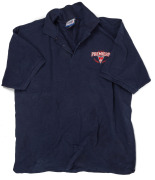 Barry Round's 2003 Swans Team of the Century commemorative T-shirt, together with his 2005 Swans Premiers polo and his c. 2000s Geelong F.C. Adidas supporter guernsey. - 2