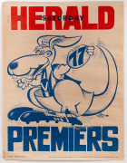 NORTH MELBOURNE: 1975 original WEG Premiership poster; together with seven 1977 North Melbourne WEG posters, (8 items) - 2