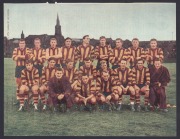 1961 Woman's Day magazine, full page colour "League Team Photos", part set of 8 comprising of Carlton, Essendon, Fitzroy, Footscray, Geelong, Hawthorn, Melbourne, and St. Kilda. - 2
