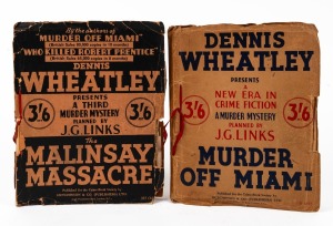 DENNIS WHEATLEY: Two murder mystery publications