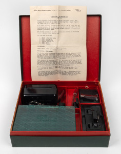 WHITE: Stereo Realist ST2 Mounting Kit in maker's box, c. 1940s.