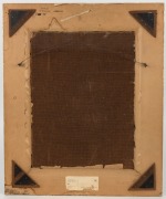 BETTINA McMAHON (1930 - ), Dark Warrior, oil on board, signed lower left "Bettina McMahon, '67", 35 x 26cm, 52 x 43cm overall - 4