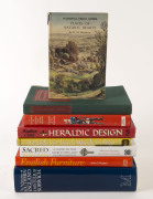 ENGLAND: "Collectors' Items from the Saturday Book" 1955; "Heraldic Design" by Child, 1966; "The Architecture of Southern England" by Norwich, 1985, plus others, all h/cover. (8 vols.).