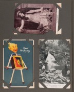 An album of vintage cards from around the globe, of interest a small range of Aboriginal cards as well as Maori, ships, Ceylon etc. - 4