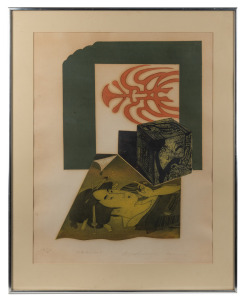 ARTIST UNKNOWN, Kabuki, lithograph, 28/60, signed lower right (illegible), 63 x 50cm, 77 x 62cm overall.