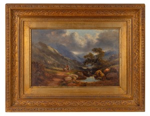 ARTIST UNKNOWN, I.) Mergynlly, Near Llaria in South Wales, II.)&nbsp;Mergynlly, Near Llaria in South Wales, oil on board. 23 x 45, 42 x 54cm each overall