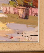 RUDOLF NEGELY (1883-1950), Arbe, oil on canvas, signed lower right "Negely, '35", 60 x 80cm, 71 x 91cm overall. - 3