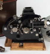 AGFA: Movector 16c movie projector, c. 1930s, in maker's case with spool. - 2