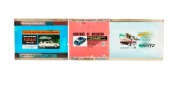 CINEMA ADVERTISING: Three c. 1960s car dealership glass slides, comprising two 107 x 83mm 'Move up to the NEW Valiant 225 or V8 - Esler & Belton Motors' and 'Linton Motors - 2 Linton Ave. Moe', and one 8 x 8cm 'Burton's of Brighton'. (3 items)