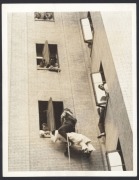 TRAGIC EVENTS: Six 1930s press agency photographs featuring reporting on poverty in Calcutta, vehicle crashes, flooding, and others. (6 items, the largest 23 x 18cm) - 4