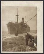 VARIOUS: Ten 1940s press agency photographs, featuring reporting on King George VI at the British Industries Fair, Kon Tiki expedition rafts, Solomon Islands impromptu soccer match, and others. (10 items, the largest 25.5 x 20cm)