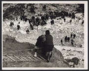 VARIOUS: Ten 1940s press agency photographs, featuring reporting on King George VI at the British Industries Fair, Kon Tiki expedition rafts, Solomon Islands impromptu soccer match, and others. (10 items, the largest 25.5 x 20cm) - 4