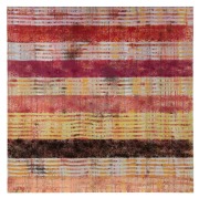 MITCHELL McAULEY (1962-), Landline 21 (Earth), acrylic on canvas, signed and titled verso, with Mars Gallery receipt and catalogue 100 x 100cm