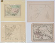 'WORLD ON GNOMONIC PROJECTION, Plate 4, Asia" by the S.D.U.K. (c.1830s; shows Western Australia, Papua and South-East Asia); "South Eastern Australia" by Weller for Longman (1838); "Map of Oceanica, exhibiting its Various Divisions & Island Groups" by S. 