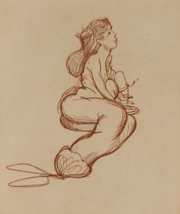 JOSEPH (JOE) FURLONGER (1952 - ), (untitled reclining female figure), lithograph, signed lower right "Furlonger, '75", 61 x 50cm, 85 x 72cm overall