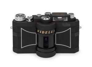 PANON: Widelux F7 panoramic camera [#352041] with Lux 26mm f2.8 lens [#47064], c. 1981.