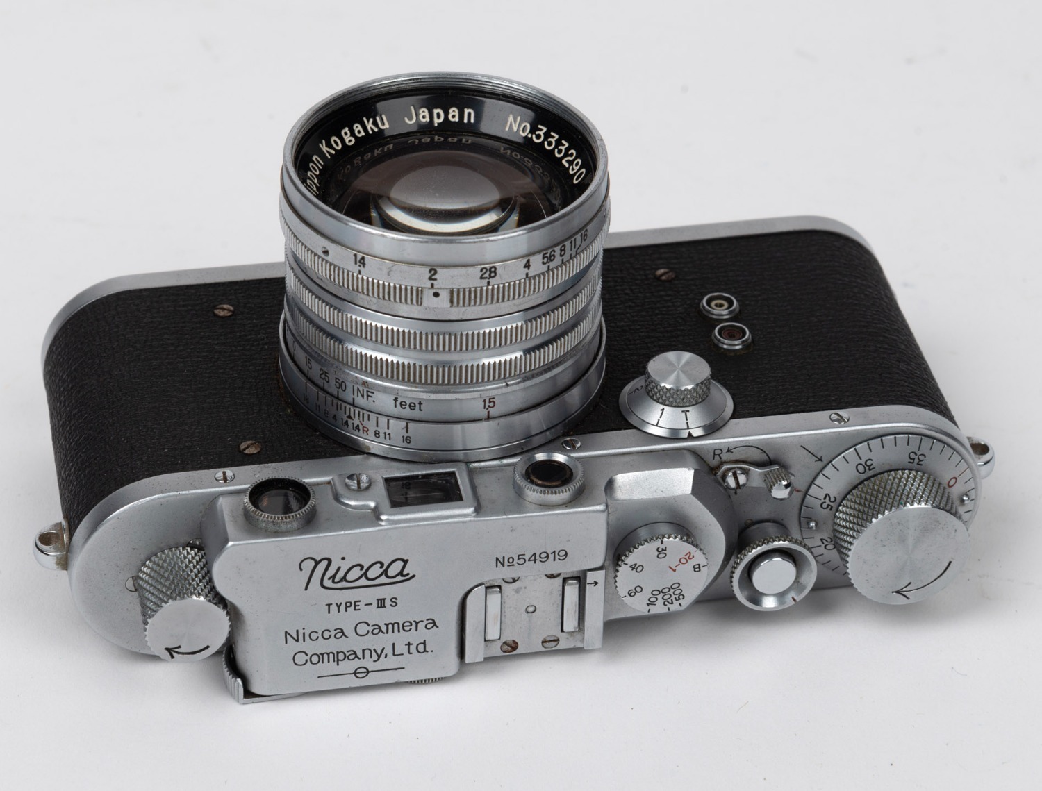 NICCA: Nicca IIIs rangefinder camera [#54919] with Nippon Kogaku Nikkor ...