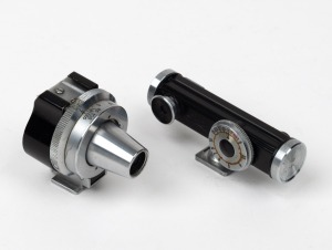 WALZ: Group of two camera attachments - one viewfinder, together with one rangefinder. (2 items)