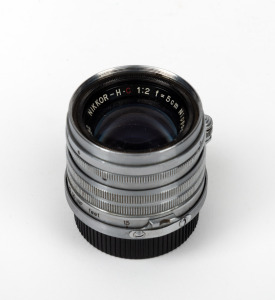 NIPPON KOGAKU: M39 Nikkor-H&middot;C 50mm f2 lens [#633582] with rear lens cap.