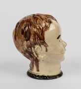 Colonial pottery bust money box, rare, ​​​​​​​15cm high - 3