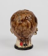 Colonial pottery bust money box, rare, ​​​​​​​15cm high - 4