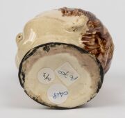 Colonial pottery bust money box, rare, ​​​​​​​15cm high - 6
