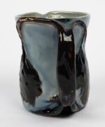 CRUFFEL Australian ceramic jug with windswept tree branch handle motif by William Merric Boyd, stamped "Cruffel Porcelain", 14.5cm high, 16.5cm wide - 5