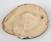 MARGUERITE MAHOOD Art Deco pottery face mask of a lady, incised "M. Mahood, 1932, B390", 12 x 9cm - 6