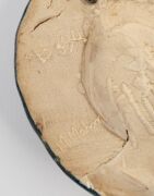 MARGUERITE MAHOOD Art Deco pottery face mask of a lady, incised "M. Mahood, 1932, B390", 12 x 9cm - 7