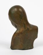 GUSTAV PILLIG fired plaster statue of a lady with bronzed finish, incised "G. Pillig", ​​​​​​​16cm high - 5