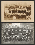 FITZROY Football Club: real photo postcards, one dated 1909 in the plate; the other undated but by Don Photo. (2).