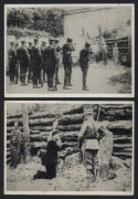 SPY EXECUTIONS: Grisly group of five c. 1930s 16 x 11.5cm press photographs depicting spies being executed by hanging, firing squad, etc. (5 items)