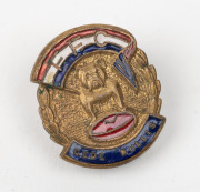 FOOTSCRAY - BULLDOGS FOOTBALL CLUB: 1950s-70s group of membership and supporter badges and fobs. (6 items). - 2