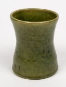 MERRIC BOYD green glazed pottery vase with applied koala, incised "Boyd, 1923", 10.5cm high, 13cm wide - 6