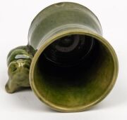 MERRIC BOYD green glazed pottery vase with applied koala, incised "Boyd, 1923", 10.5cm high, 13cm wide - 7