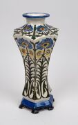 ALICE BOTT Australian art pottery vase with floral motif, signed "A. Bott, 1936, handmade", 32cm high - 4
