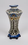 ALICE BOTT Australian art pottery vase with floral motif, signed "A. Bott, 1936, handmade", 32cm high - 5
