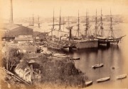 NICHOLAS JOHN CAIRE (1837-1918), An Anglo-Australasian Photo Company folio with gilt embossed title "Views of SYDNEY HARBOR AND NEW SOUTH WALES", circa 1870s, comprising of 45 albumen paper photographs laid down on cards, each with a printed adhesive labe - 2