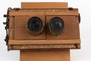 THORNTON-PICKARD: Twin Beck Symmetrical lenses, both with original leather caps, mounted on Thornton-Pickard 'Time & Inst.' roller-blind shutter, together with Watson Bowden 'The Antinuous' shutter release cable, c. 1900s. - 3