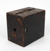 10 x 12cm plate magazine-type box camera, c. 1890s, loaded with three double-dark slides.